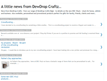 Tablet Screenshot of dewdropcraftz.blogspot.com