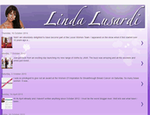 Tablet Screenshot of lindalusardiofficial.blogspot.com