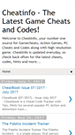 Mobile Screenshot of cheatinfo.blogspot.com