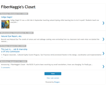 Tablet Screenshot of fibermaggiescloset.blogspot.com