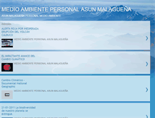 Tablet Screenshot of medioambiente-asun.blogspot.com