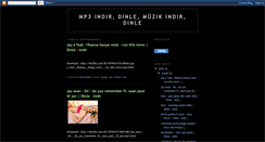Desktop Screenshot of mp3-indir-dinle-muzik.blogspot.com