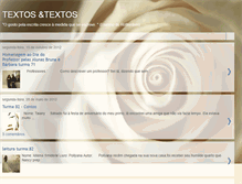 Tablet Screenshot of escrevendoecriandotextos.blogspot.com