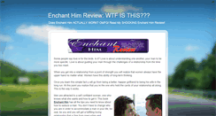 Desktop Screenshot of enchant-him-reviewed.blogspot.com