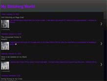 Tablet Screenshot of mystitchingworld.blogspot.com