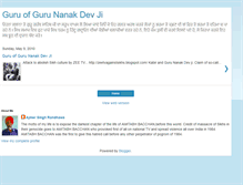 Tablet Screenshot of guruofgurunanakdevji.blogspot.com