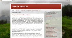 Desktop Screenshot of happyhallow.blogspot.com