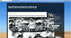 Desktop Screenshot of bottlerocketscience.blogspot.com