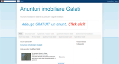 Desktop Screenshot of imobiliare-galati.blogspot.com