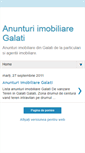 Mobile Screenshot of imobiliare-galati.blogspot.com