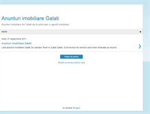 Tablet Screenshot of imobiliare-galati.blogspot.com