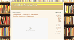 Desktop Screenshot of cafedosprofessores.blogspot.com