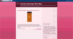 Desktop Screenshot of johnston-spissinger-wine-blog.blogspot.com