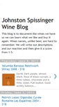 Mobile Screenshot of johnston-spissinger-wine-blog.blogspot.com