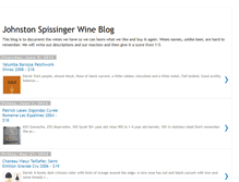 Tablet Screenshot of johnston-spissinger-wine-blog.blogspot.com