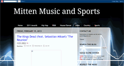 Desktop Screenshot of mittenmusicsports.blogspot.com