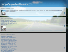 Tablet Screenshot of beatificaciontoribiomaya.blogspot.com