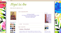 Desktop Screenshot of blogul-lui-ana.blogspot.com