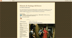 Desktop Screenshot of historiadesantiago.blogspot.com