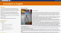 Desktop Screenshot of journalisminenglish.blogspot.com