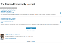 Tablet Screenshot of diamondimmortalityinternet.blogspot.com