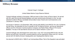 Desktop Screenshot of militaryresume.blogspot.com