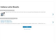 Tablet Screenshot of indianalottoresults.blogspot.com