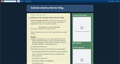 Desktop Screenshot of colonialamericareview.blogspot.com