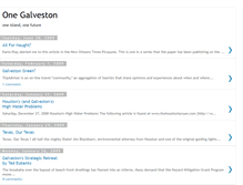 Tablet Screenshot of onegalveston.blogspot.com