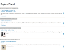 Tablet Screenshot of duplexplanet.blogspot.com