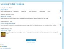 Tablet Screenshot of cooking-video-recipes.blogspot.com