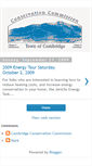 Mobile Screenshot of cambridgeconservationcommission.blogspot.com