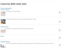 Tablet Screenshot of esercitosettenote.blogspot.com