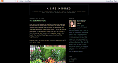 Desktop Screenshot of alifeinspired.blogspot.com