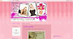 Desktop Screenshot of britneynewss.blogspot.com