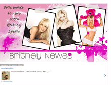 Tablet Screenshot of britneynewss.blogspot.com