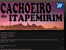 Tablet Screenshot of cachoeirodeitapemirim-es.blogspot.com