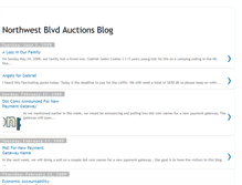 Tablet Screenshot of northwestblvdauctionsblog.blogspot.com