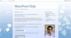 Desktop Screenshot of mysharepointhelp.blogspot.com