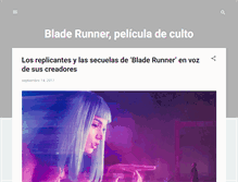 Tablet Screenshot of blade-runner-cinedeculto.blogspot.com