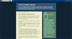 Desktop Screenshot of living-a-healthy-lifestyle.blogspot.com