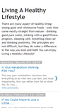 Mobile Screenshot of living-a-healthy-lifestyle.blogspot.com