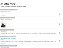 Tablet Screenshot of anotterworld.blogspot.com
