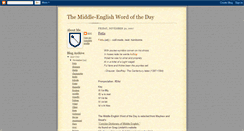 Desktop Screenshot of middle-english.blogspot.com