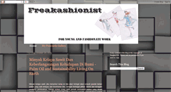 Desktop Screenshot of freakashionist.blogspot.com