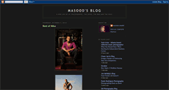 Desktop Screenshot of masood-sharif.blogspot.com