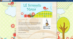 Desktop Screenshot of lilscrappinmama.blogspot.com