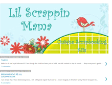 Tablet Screenshot of lilscrappinmama.blogspot.com