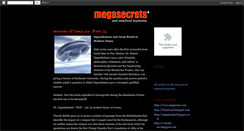 Desktop Screenshot of megasecrets.blogspot.com