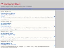 Tablet Screenshot of paemploymentlaw.blogspot.com